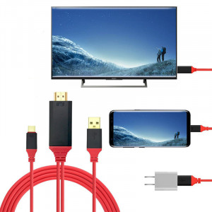 Cable adaptador de celular a HDMI de tv para IPONE HD123
