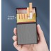 Caja de cigarrillos recargable para 20 cigarrillos, encendedor recargable por USB HJ56