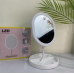 Espejo de maquillaje plegable con luz led portátil recargable USB con sensor táctil 28x8.2x8.2HZJ30