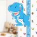 Regla adhesiva de pared de altura medidor de niños(tipo adhesivo) de pingüino, jirafa, dinosaurio, ballena JJYP583