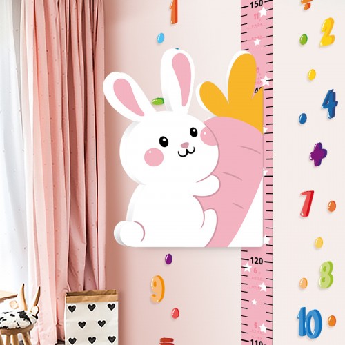 Regla adhesiva de pared de altura medidor de niños(tipo adhesivo) de Pegaso, Pato, Conejo, Unicornio JJYP584