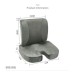 Cojín para asientos,ergonómico, viscoelástico de Asiento  para Alivio del Dolor de Espalda JJYP598