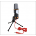 Micrófono de voz con cable adaptador