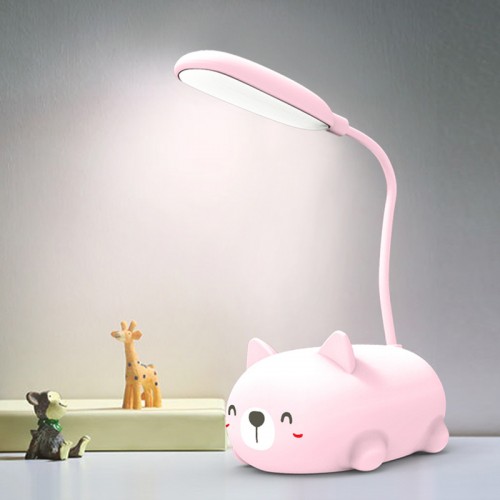 Lámpara de escritorio recargable, oso lindo