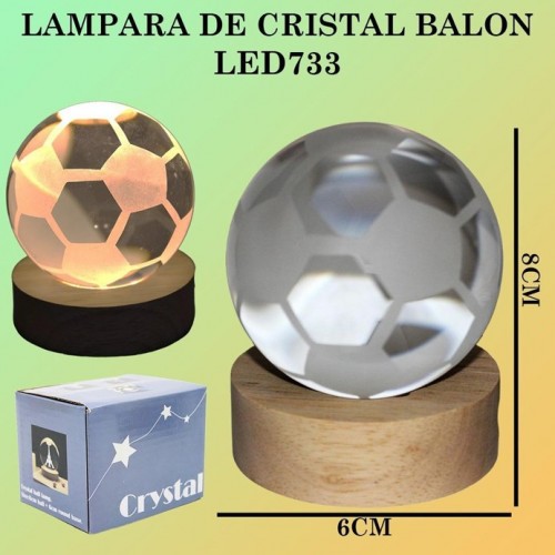 Lámpara de cristal de balón LED733