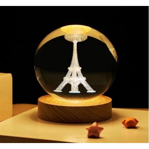 Lámpara de cristal  Torre Eiffel LED735
