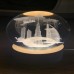 Lámpara de cristal 3D "Dubai" de 6cm de diametro LED823