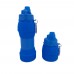 Botella de agua silicón plegable 600ml LJ1028-A