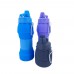 Botella de agua silicón plegable 600ml LJ1028-A