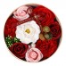 Caja de rosas para regalo con tarjeta de felicitación Fal Ormromra 16.2*16.2*8.2cm LP132