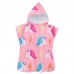 Capa con capucha de toalla de unicornio para niños LU6065
