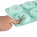 Molde para hornear donuts de silicona con 6 espacios LU6393
