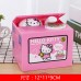 CARTOON alcancía automática que roba dinero (Doraemon+Hello Kitty) con música LU6416