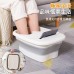 Baño de pies y masaje plegable para el hogar (con soporte para teléfono móvil) LU6445