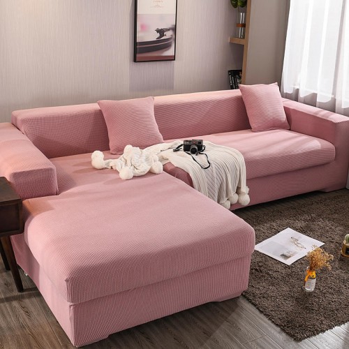 Funda para sofá de 3 plazas serie nórdica (totalmente tapizado+tipo elástico+antiarañazos de mascotas) LU6446