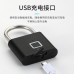Candado inteligente con reconocimiento de huella dactilar (carga USB) LU6698
