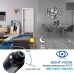 Cámara inteligente X5 pro (Wifi incorporado+1080P+detección de movimiento+modo de visión nocturna a todo color+monitoreo en tiempo real de la aplicación+modo de comunicación por voz) LU6719