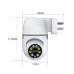 Cámara de vigilancia inalámbrica HD para exteriores Monitor WiFi para exteriores Cámara de red de seguridad de doble visión nocturna de 360° LU6765