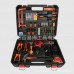 Destornillador eléctrico doméstico multifuncional, juego de caja de herramientas de 117 piezas (batería de litio grande de 48V), tamaño extragrande LU6798