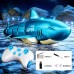 Tiburón de control remoto eléctrico grande de 2.4G (mango de control remoto + movimiento de agua + rotación y deriva de 360° LU6836