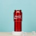 Vaso termo de acero inoxidable de doble capa (acero inoxidable 304) Serie Coca-Cola 650ml LU6845