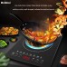 Cocina de inducción para el hogar inteligente (potencia de 2100 W) modelo con botón táctil + pantalla LCD inteligente 110V LU8479