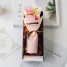 Caja de regalo con ramo de rosas luz LED LU853