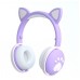 Auriculares inalámbricos Bluetooth de diadema de oreja de gato LY269