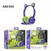 AKZ-K23 Auriculares Bluetooth con oreja de gato LED LY279
