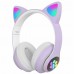 Auriculares luminosos de oreja de gato nuevos con luz LED  STN-28 LY281