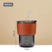 Vaso de bambú 400ML altura 11,6cm marca GN estilo mixto tricolor N376