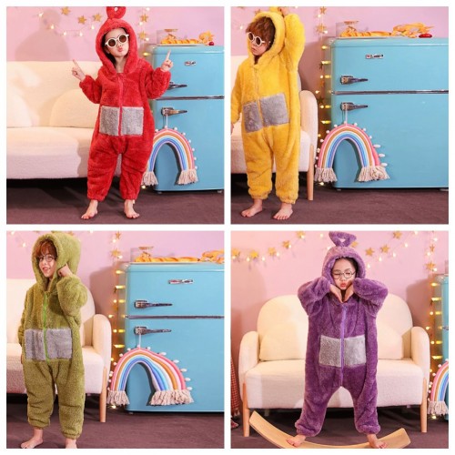 Pijama de teletubbies para niños (Surtido, 3 tamaños: 120CM,130CM,140 CM) PIJ90799