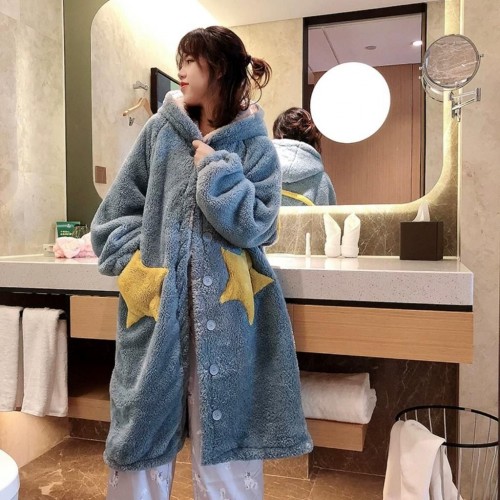 Pijama mameluco azul con estrellas PIJINF03