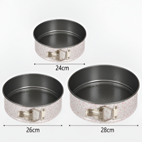 Set de 3 piezas moldes para repostería con diseño (24, 26 y 28cm) PM11604
