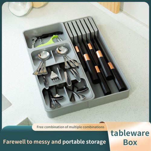 Caja de almacenamiento para guardar cuchillos y tenedores PM13185