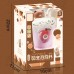 Máquina de burbujas Taza de leche con figuras de mascotas diseño de correa, iluminación colorida, música, regalo para niños, máquina de burbujas, Juguetes