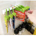 Estante de almacenamiento para bolsas de condimentos de cocina, sin perforaciones, clip de sellado para condimentos en bolsa, montado en la pared para preservación  RS-169