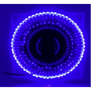 Serie led con 100 luces de 6M con Música de color Azul S-60022
