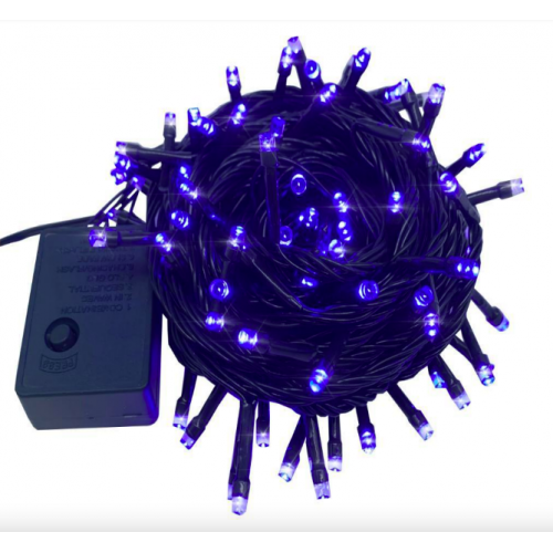 Guirnalda de luces led de 100L con 9M color azul S-60038