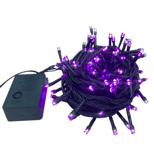 Guirnalda de luces led con 100L de 9M color violeta S-60042