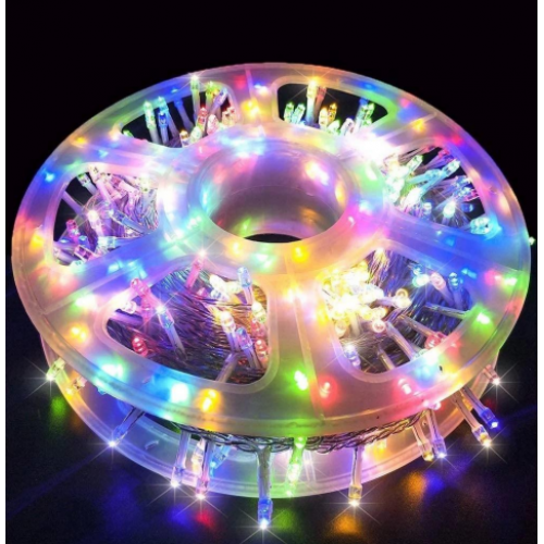 LED 95M hilo transparente blanco luces multicolor S-60197