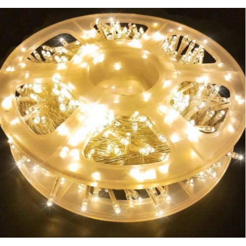 LED 95M hilo transparente blanco luces blanco cálido S-60198 