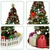 Árbol de Navidad de 2.1M +estrella + mariposa + bola de nieve + santa + bolsa de regalo+ tarjeta de deseos SD006