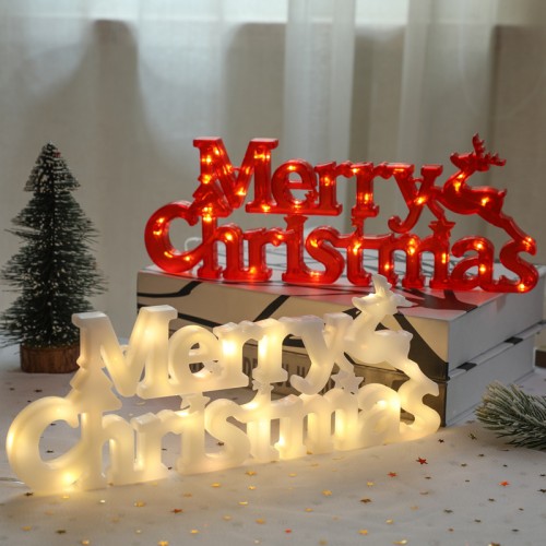 Luces de letras de Feliz Navidad SDD106
