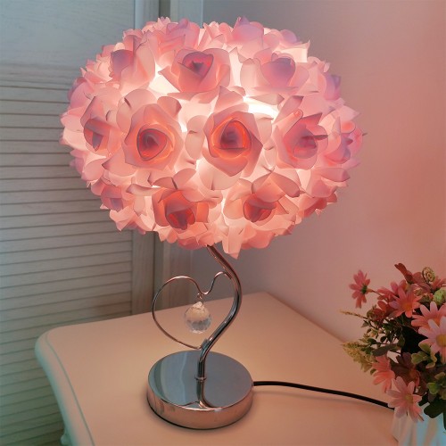 Lámpara de rosas de color ROSA 26*40CM SDD1216