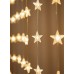 Cortina de luces colgante de 3 modelo diferentes ,copos de nieve, árbol y Estrellas SDD147