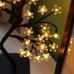 Luz decorativa de árbol de flor de cerezo de 55 cm con 48 LED SDD199