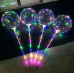 Globo burbuja transparente con luz LED con 24 pulgadas con serie de luz 3 metros de pila SDD301