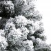 Árbol de navidad con copos de nieve 850 ramas 210cm