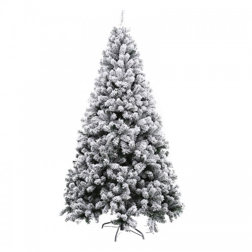 Árbol de navidad con copos de nieve 850 ramas 210cm
